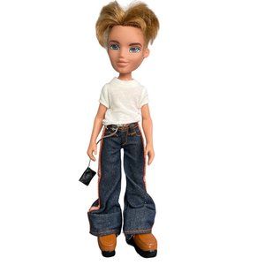 Bratz Boyz Cameron Doll MGA with Outfit Jeans T Shirt Boots Chain Wallet 2002